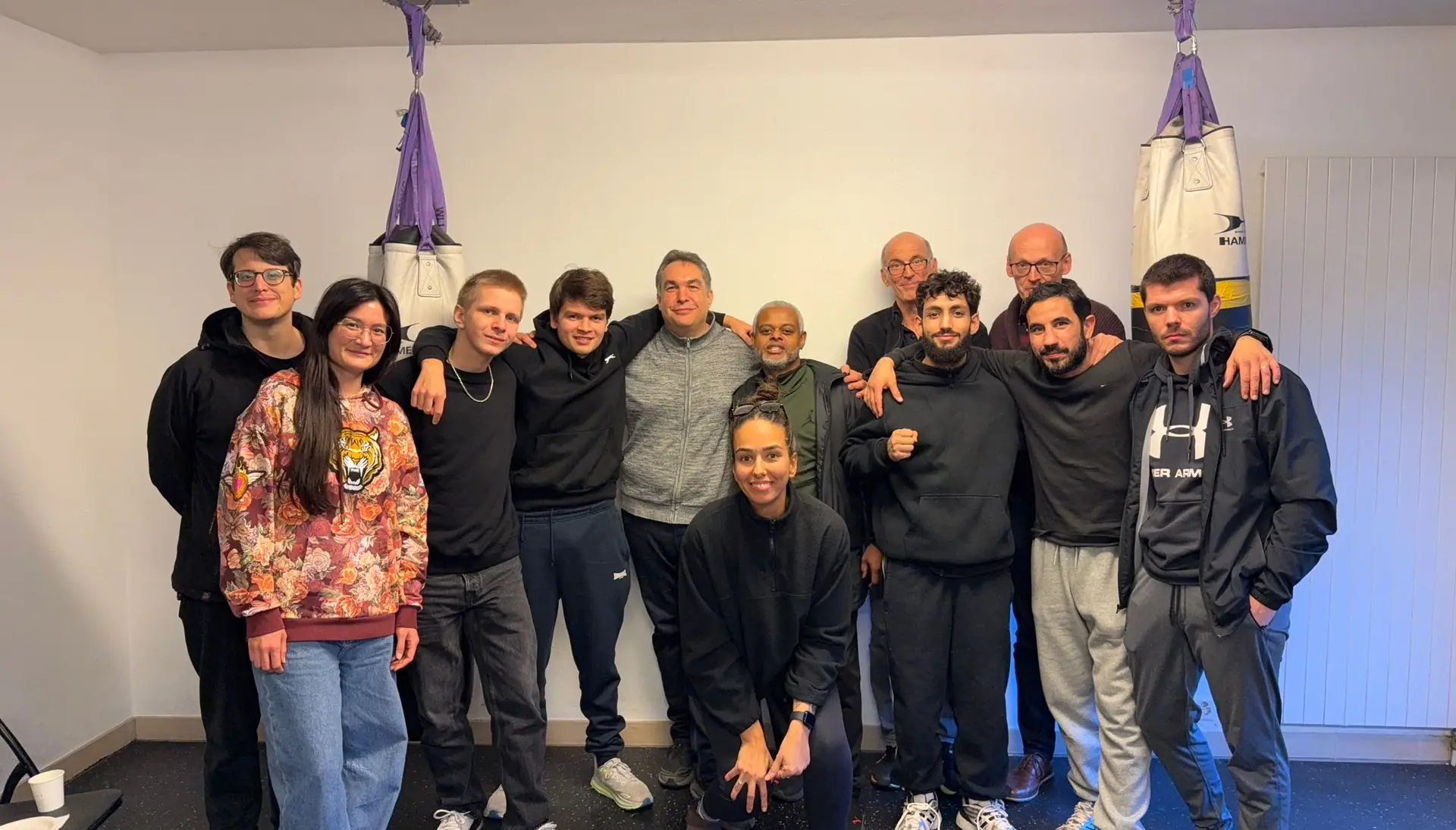 Les membres et les coachs de Boxygène Academy