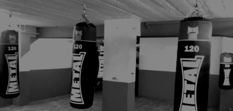Sacs de frappe dans la salle de Boxygène